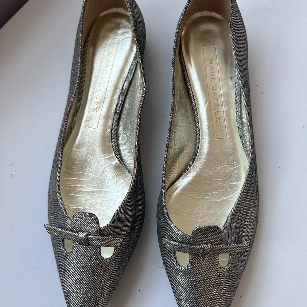 Marc Jacobs Women's Silver Flats